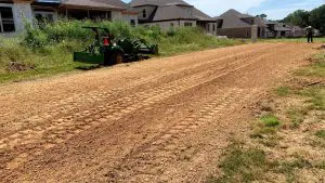 Land clearing in Whiteville