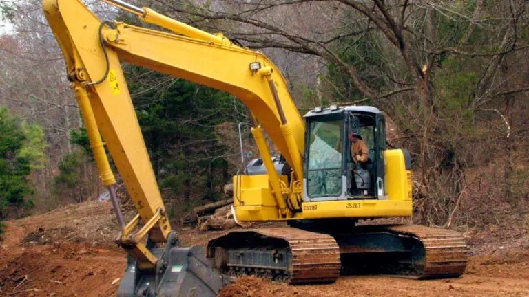 Backhoe operation in Whiteville